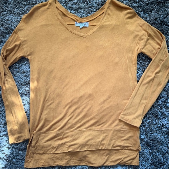 The Uma Long Sleeve Top - Yellow